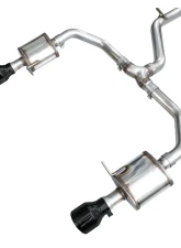 AWE Tuning Touring Edition Exhaust Diamond Black Tips Volkswagen Jetta GLI 2022-2026                                     - 3015-33275 - Image 4