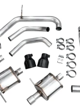 AWE Tuning Touring Edition Exhaust Diamond Black Tips Volkswagen Jetta GLI 2022-2026                                     - 3015-33275 - Image 5