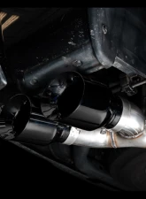 AWE Tuning 0FG Single Side Exit Cat Back Exhaust | 3" Diameter | 4.5" Dual Diamond Black Tips Ram 1500 2011-2018                                     - 3015-33309 - Image 2