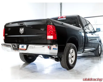 AWE Tuning 0FG Single Side Exit Cat Back Exhaust | 3" Diameter | 4.5" Dual Diamond Black Tips Ram 1500 2011-2018 - 3015-33309