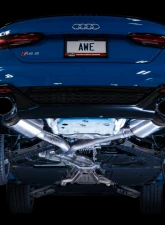 AWE Tuning Touring Edition Exhaust | 3" Diameter | 7" Dual Diamond Black RS-Style Tips Audi RS5 Sportback 2021-2024                                     - 3015-33321 - Image 4