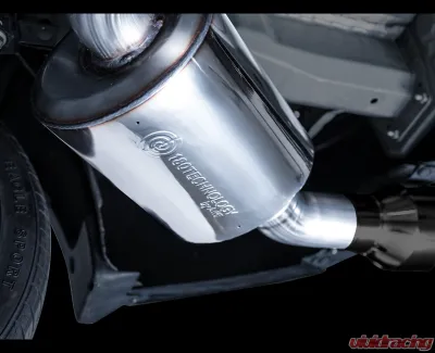 AWE Tuning Touring Edition Exhaust | 3" Diameter | 5" Dual Diamond Black Tips Acura Integra|Honda Civic Si 2022-2025 - 3015-33331