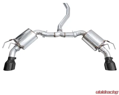 AWE Tuning Touring Edition Exhaust | 3" Diameter | 5" Dual Diamond Black Tips Acura Integra|Honda Civic Si 2022-2025 - 3015-33331