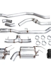 AWE Tuning Touring Edition Exhaust | 3" Diameter | 5" Dual Diamond Black Tips Acura Integra|Honda Civic Si 2022-2025                                     - 3015-33331 - Image 16