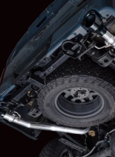 AWE Tuning 0FG Resonated Cat Back | 3" Diameter | 5" Dual Diamond Black Tips Ford F-150 Tremor 2021-2025                                     - 3015-33402 - Image 3