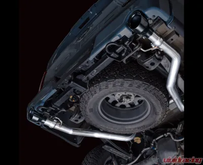 AWE Tuning 0FG Resonated Cat Back | 3" Diameter | 5" Dual Diamond Black Tips Ford F-150 Tremor 2021-2025 - 3015-33402