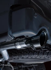 AWE Tuning 0FG Resonated Cat Back | 3" Diameter | 5" Dual Diamond Black Tips Ford F-150 Tremor 2021-2025                                     - 3015-33402 - Image 4