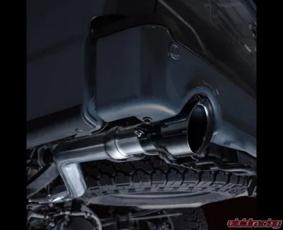 AWE Tuning 0FG Resonated Cat Back | 3" Diameter | 5" Dual Diamond Black Tips Ford F-150 Tremor 2021-2025 - 3015-33402