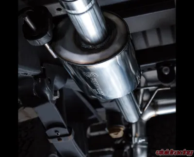 AWE Tuning 0FG Resonated Cat Back | 3" Diameter | 5" Dual Diamond Black Tips Ford F-150 Tremor 2021-2025 - 3015-33402