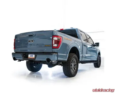 AWE Tuning 0FG Resonated Cat Back | 3" Diameter | 5" Dual Diamond Black Tips Ford F-150 Tremor 2021-2025 - 3015-33402