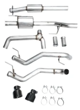 AWE Tuning 0FG Resonated Cat Back | 3" Diameter | 5" Dual Diamond Black Tips Ford F-150 Tremor 2021-2025                                     - 3015-33402 - Image 17