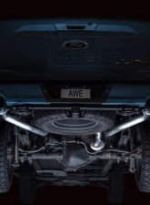 AWE Tuning 0FG Resonated Cat Back | 3" Diameter | 5" Dual Diamond Black Tips Ford F-150 Tremor 2021-2025                                     - 3015-33402 - Image 18