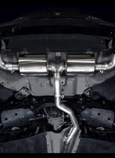 AWE Tuning Touring Edition Axle Back Exhaust 3" Dual 4.5" Black Tips for BMW 330i/430i 2019-2024                                     - 3015-33429 - Image 2