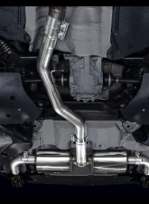 AWE Tuning Touring Edition Axle Back Exhaust 3" Dual 4.5" Black Tips for BMW 330i/430i 2019-2024                                     - 3015-33429 - Image 3