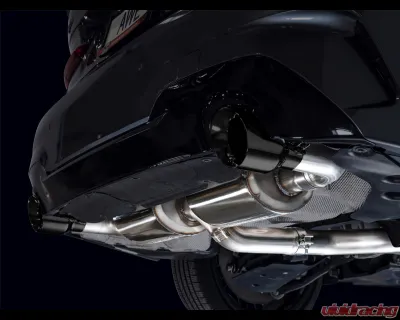 AWE Tuning Touring Edition Axle Back Exhaust 3" Dual 4.5" Black Tips for BMW 330i/430i 2019-2024 - 3015-33429