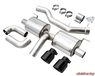 AWE Tuning Touring Edition Axle Back Exhaust 3" Dual 4.5" Black Tips for BMW 330i/430i 2019-2024 - 3015-33429