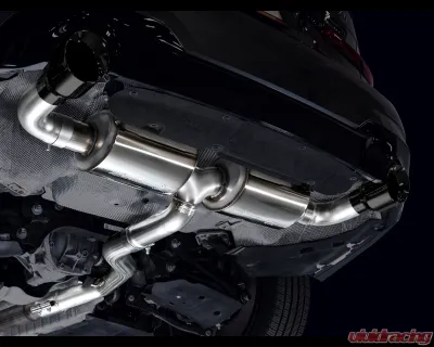 AWE Tuning Touring Edition Axle Back Exhaust 3" Dual 4.5" Black Tips for BMW 330i/430i 2019-2024 - 3015-33429