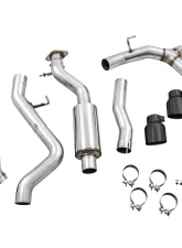 AWE Tuning 0FG Cat Back Exhaust | 3" Diameter | 4.5" Dual Diamond Black Tips Ford Bronco 2021-2025                                     - 3015-33456 - Image 5