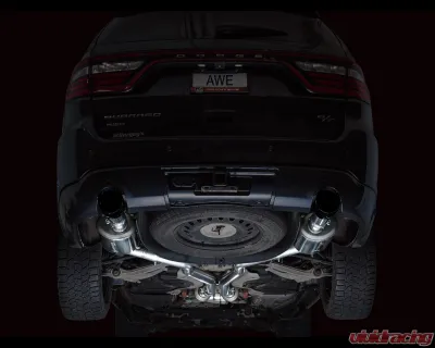 AWE Tuning Touring Edition Exhaust | 5" Diamond Black Tips Dodge Durango 2011-2024 - 3015-33575