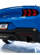 AWE Tuning Touring Edition Exhaust | 4.5" Dual Diamond Black Tips Ford Mustang GT|GT Premium 2024-2024                                     - 3015-33650 - Image 6