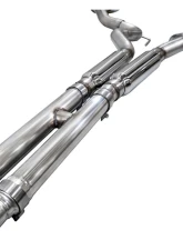 AWE Tuning Touring Edition Exhaust | 4.5" Dual Diamond Black Tips Ford Mustang GT|GT Premium 2024-2024                                     - 3015-33650 - Image 10