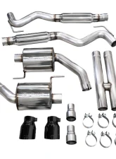 AWE Tuning Touring Edition Exhaust | 4.5" Dual Diamond Black Tips Ford Mustang GT|GT Premium 2024-2024                                     - 3015-33650 - Image 12