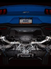 AWE Tuning Touring Edition Exhaust | 4.5" Dual Diamond Black Tips Ford Mustang GT|GT Premium 2024-2024                                     - 3015-33650 - Image 13