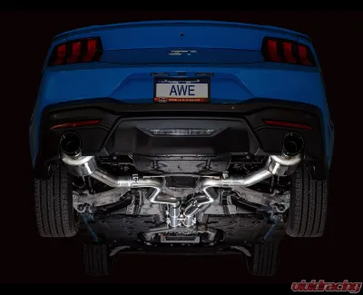AWE Tuning Touring Edition Exhaust | 4.5" Dual Diamond Black Tips Ford Mustang GT|GT Premium 2024-2024 - 3015-33650