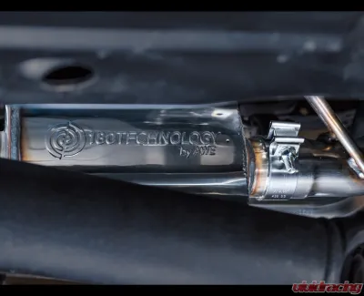 AWE Tuning 0FG Exhaust | 2.5" Diameter | with BashGuard | 4.5" Dual Diamond Black Tips Toyota Tacoma 2016-2023 - 3015-33826