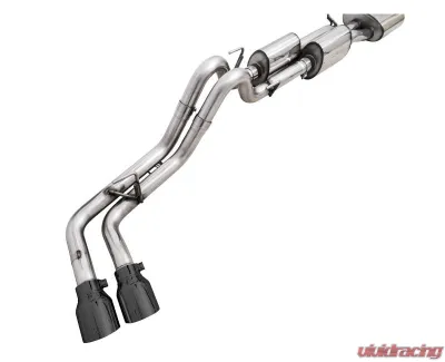 AWE Tuning 0FG Exhaust | 2.5" Diameter | with BashGuard | 4.5" Dual Diamond Black Tips Toyota Tacoma 2016-2023 - 3015-33826