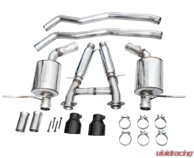 AWE Tuning Touring Edition Exhaust | 3" Diameter | 5" Dual Diamond Black Tips Dodge Durango 2018-2022 - 3015-33952