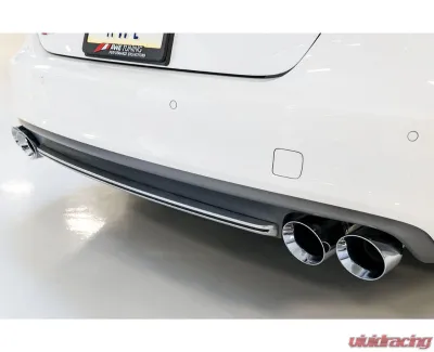 AWE Tuning Touring Edition Exhaust | 2.5" Diameter | 4" Quad Chrome Silver Tips Audi S7 2013-2018 - 3015-42012