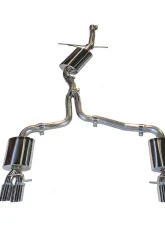 AWE Tuning Touring Edition Exhaust | 2.5" Diameter | 3.54" Quad Chrome Silver Tips Audi A5 Quattro 2010-2015                                     - 3015-42022 - Image 2