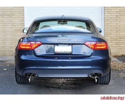 AWE Tuning Touring Edition Exhaust | 2.5" Diameter | 3.54" Quad Diamond Black Tips Audi S4 2006-2008 - 3015-42026