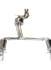 AWE Tuning Touring Edition Exhaust | 2.5" Diameter | 3.54" Quad Chrome Silver Tips Audi S5 2013-2017                                     - 3015-42028 - Image 3