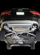 AWE Tuning Touring Edition Exhaust | 2.5" Diameter | 3.54" Quad Chrome Silver Tips Audi S5 2013-2017                                     - 3015-42028 - Image 2