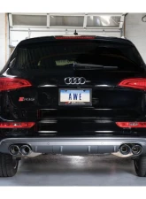 AWE Tuning Touring Edition Exhaust | 2.5" Diameter | 4" Quad Chrome Silver Tips Audi SQ5 2014-2017                                     - 3015-42052 - Image 3