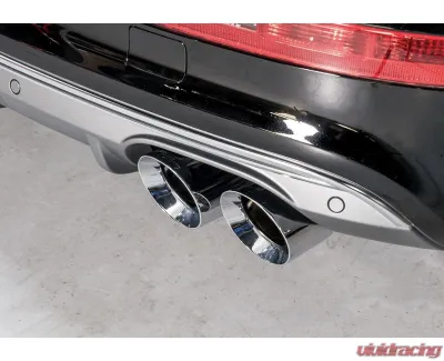 AWE Tuning Touring Edition Exhaust | 2.5" Diameter | 4" Quad Chrome Silver Tips Audi SQ5 2014-2017 - 3015-42052