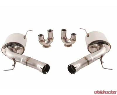 AWE Tuning Touring Edition Axle Back Exhaust | 3" Diameter | 4" Quad Chrome Silver Tips BMW M5 2013-2016 - 3015-42062