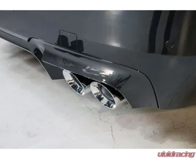 AWE Tuning Touring Edition Axle Back Exhaust | 3" Diameter | 4" Quad Chrome Silver Tips BMW M5 2013-2016 - 3015-42062