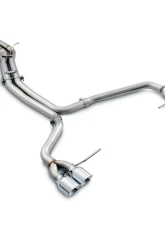 AWE Tuning Touring Edition Cat Back Exhaust | 2.5" Diameter | 4" Quad Chrome Silver Tips Porsche Macan 2015-2018                                     - 3015-42068 - Image 5