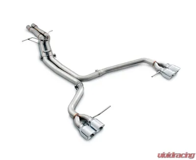AWE Tuning Touring Edition Cat Back Exhaust | 2.5" Diameter | 4" Quad Chrome Silver Tips Porsche Macan 2015-2018 - 3015-42068