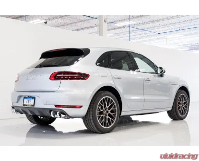 AWE Tuning Touring Edition Cat Back Exhaust | 2.5" Diameter | 4" Quad Chrome Silver Tips Porsche Macan 2015-2018 - 3015-42068