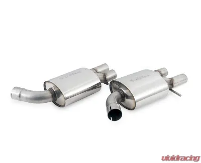 AWE Tuning Touring Edition Exhaust | 2.5" Diameter | 4" Quad Chrome Silver Tips Audi A6 Quattro Premium Plus 2016-2018 - 3015-42072