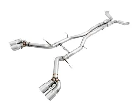 AWE Tuning Track Edition Cat Back Exhaust | Resonated | 3