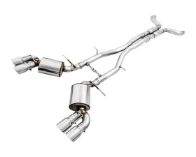 AWE Tuning Touring Edition Cat Back Exhaust | Resonated | 3