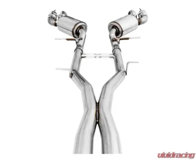AWE Tuning Touring Edition Cat Back Exhaust | Resonated | 3" Diameter | 4.5" Quad Chrome Silver Tips Chevrolet Camaro SS 2016-2024|Chevrolet Camaro ZL1 2017-2024|Chevrolet Camaro LT1 2020-2024 - 3015-42092
