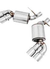 AWE Tuning Touring Edition Axle-back Exhaust | 3" Diameter | 4.5" Quad Chrome Silver Tips Chevrolet Camaro SS 2016-2024|Chevrolet Camaro ZL1 2017-2024|Chevrolet Camaro LT1 2020-2024                                     - 3015-42093 - Image 2