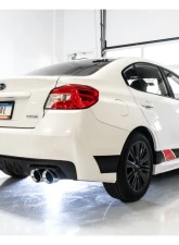 AWE Tuning Touring Edition Exhaust | 3" Diameter | 4" Quad Chrome Silver Quad Tips Subaru WRX 2015-2021                                     - 3015-42098 - Image 3