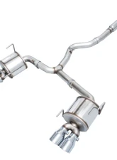 AWE Tuning Touring Edition Exhaust | 3" Diameter | 4" Quad Chrome Silver Quad Tips Subaru WRX 2012-2014|Subaru WRX STI 2013-2021                                     - 3015-42104 - Image 7